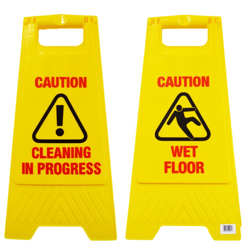 "Cleaning In Progress" Sign